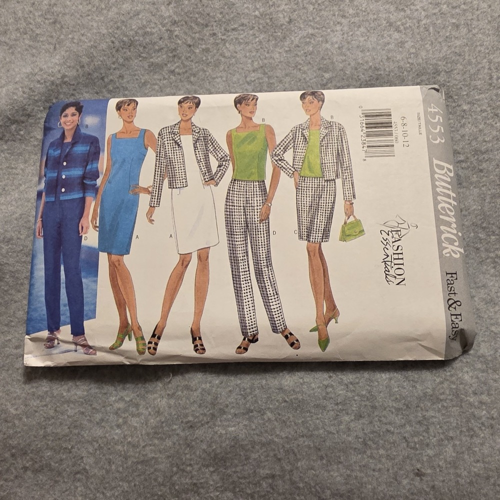 Butterick Fashion Essentials Women's Pants Sewing Pattern 4553 Contemporary
